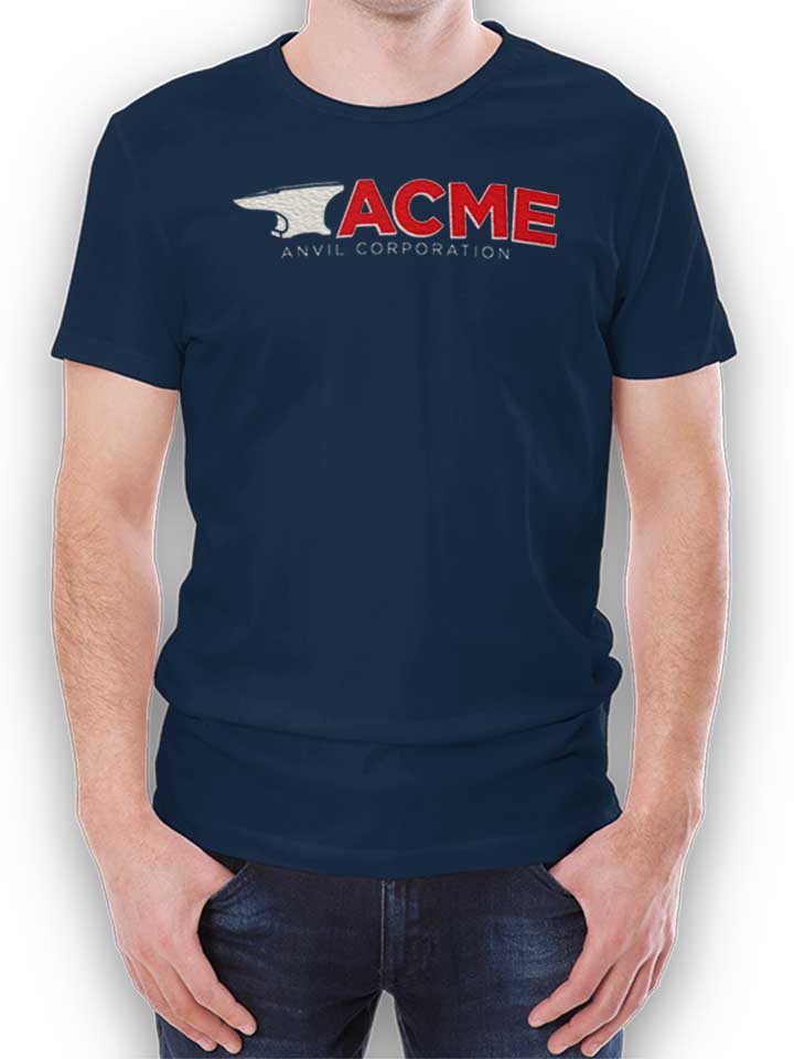 Acme Anvil Corporation T-Shirt blu-oltemare L