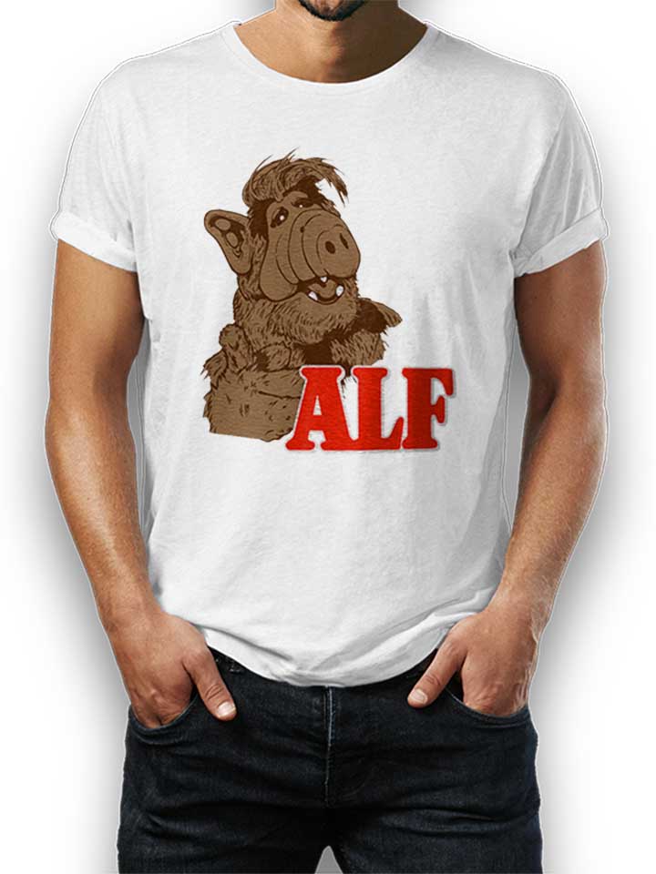 Alf T-Shirt weiss L