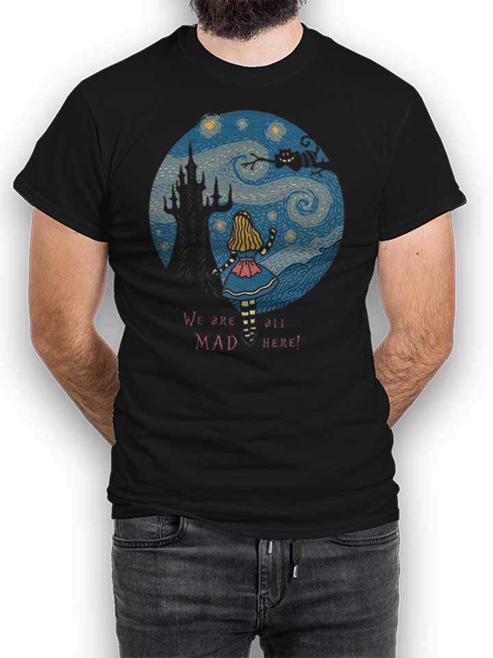 Alice Mad Wonderland T-Shirt schwarz L