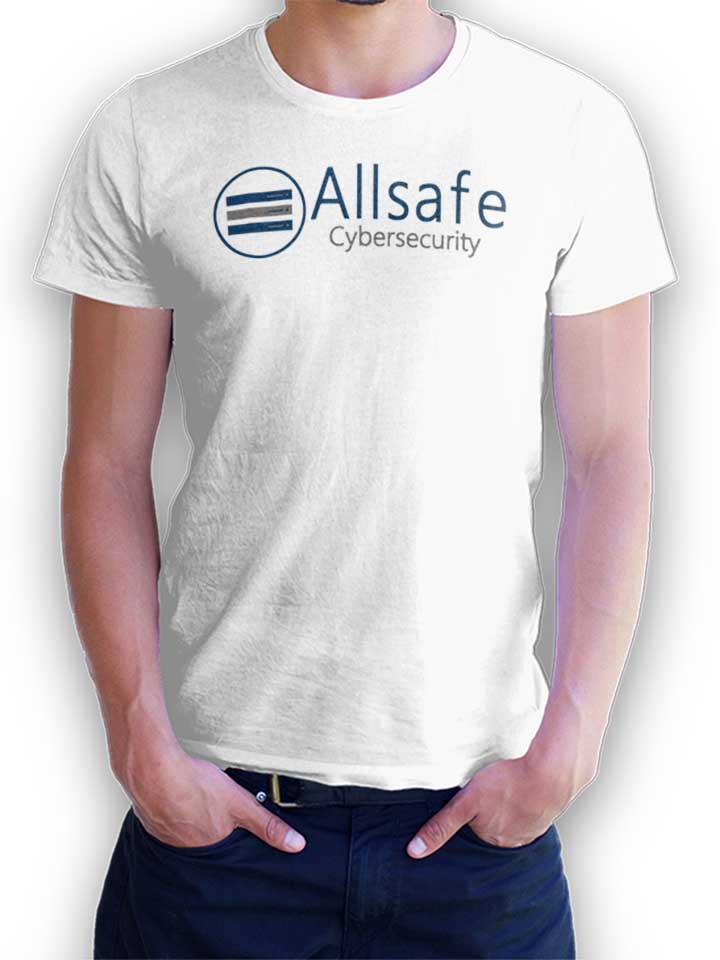 Allsafe Cybersecurity Camiseta blanco L