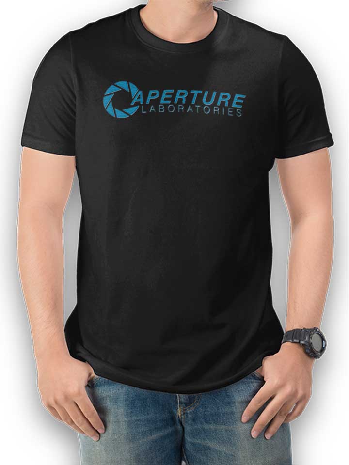 aperture-laboratories-t-shirt schwarz 1