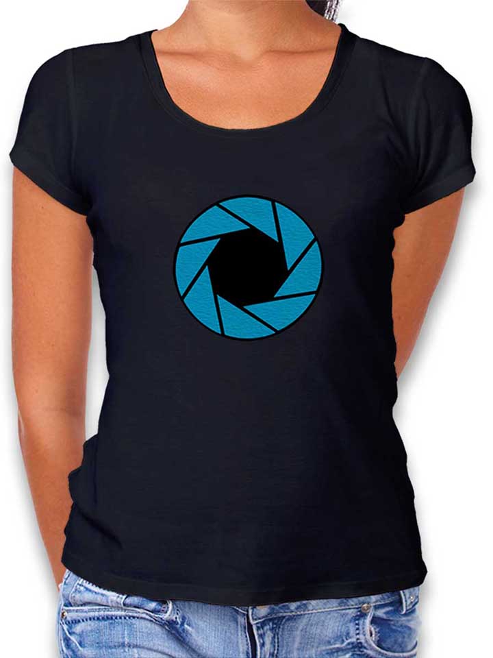 aperture-logo-damen-t-shirt schwarz 1