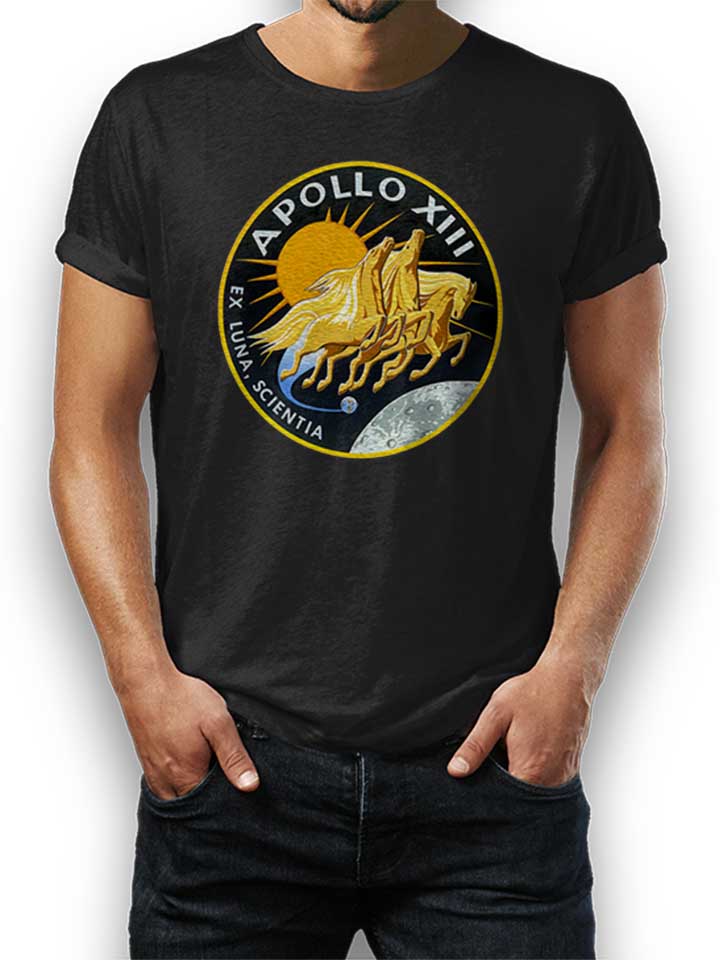 Apollo 13 Logo T-Shirt nero L