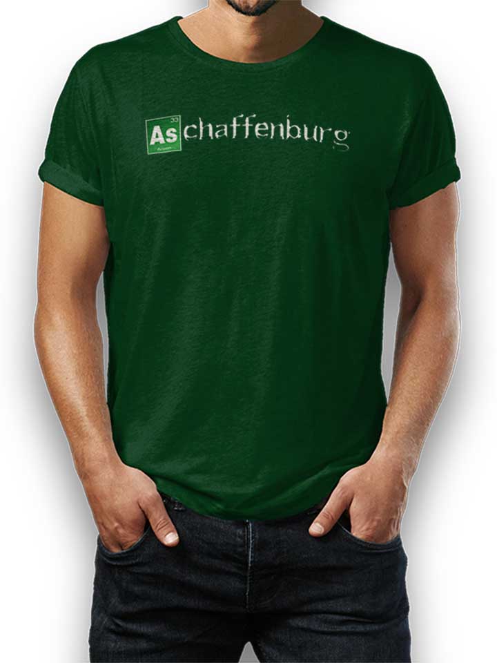 Aschaffenburg T-Shirt vert-fonc L