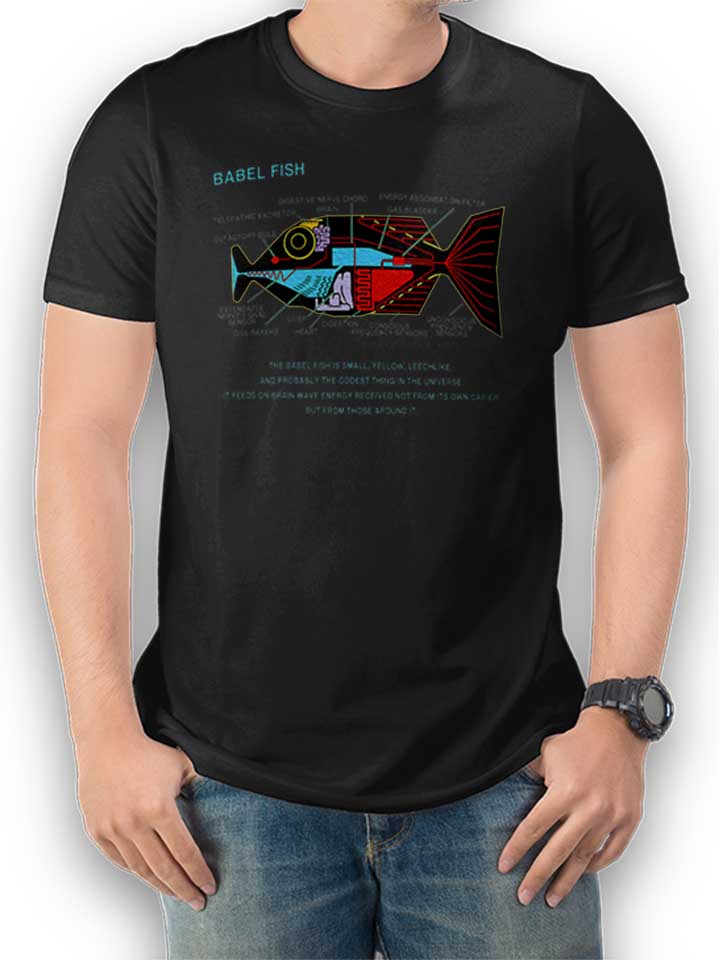 babel-fish-t-shirt schwarz 1
