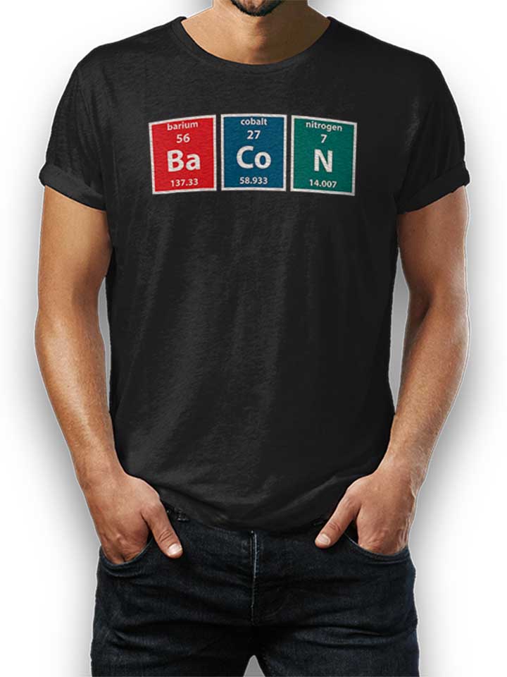 Bacon Elements T-Shirt black L