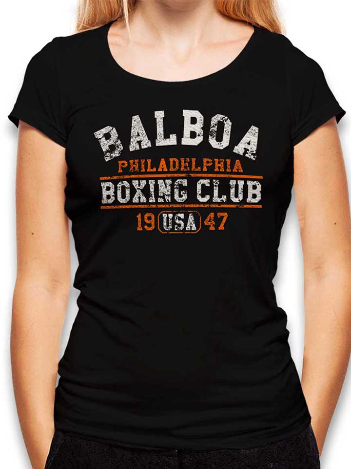 Balboa Boxing Club Womens T-Shirt black L