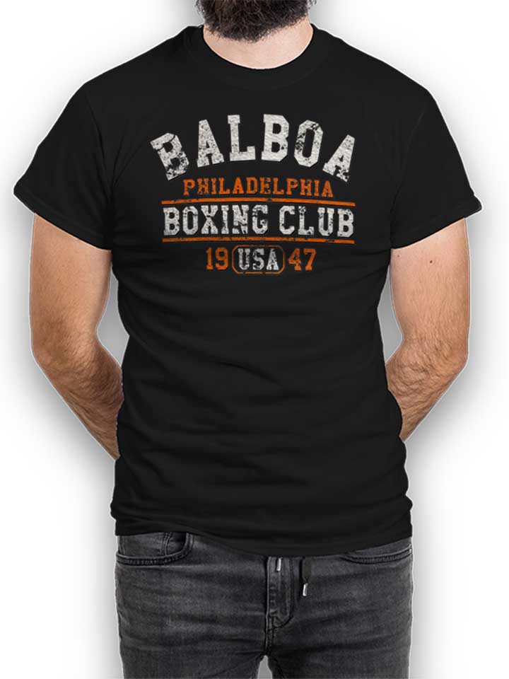 balboa-boxing-club-t-shirt schwarz 1