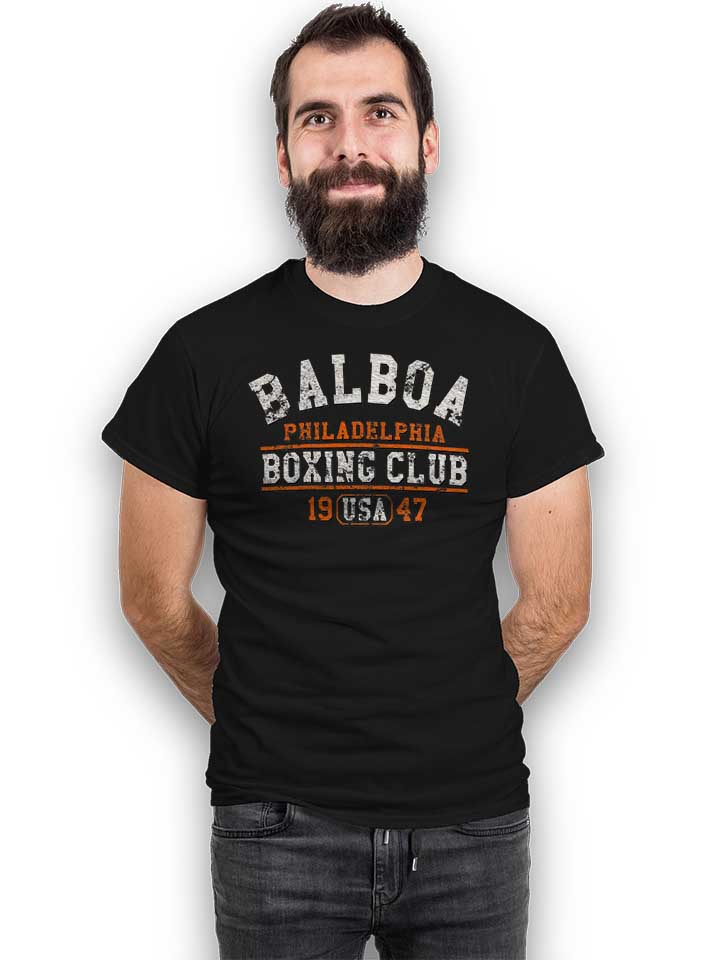 balboa-boxing-club-t-shirt schwarz 2