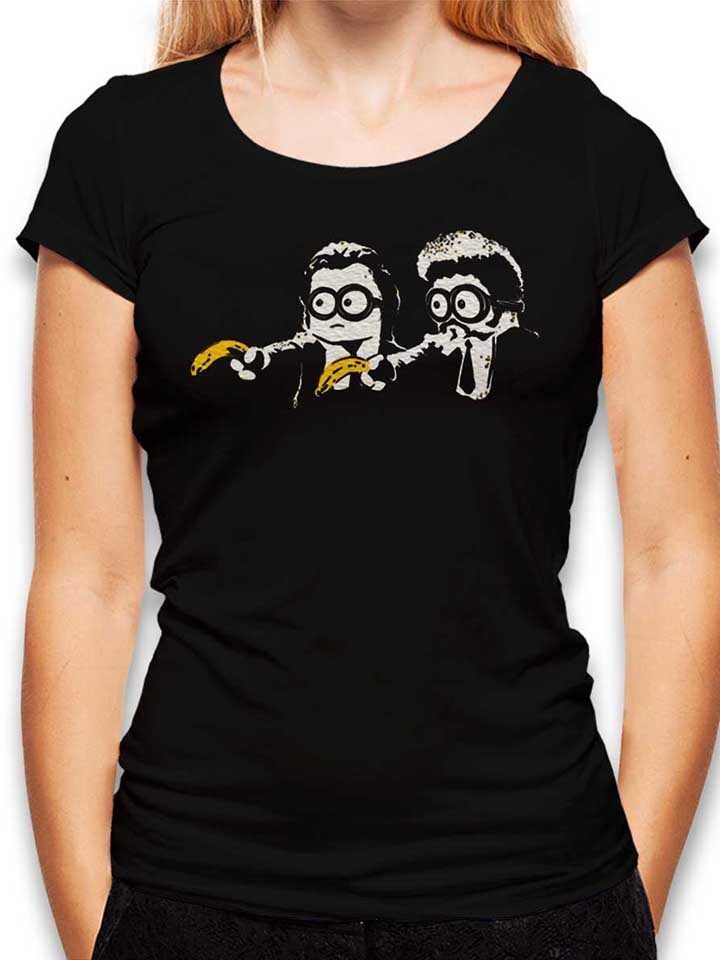 Banana Fiction Camiseta Mujer negro L