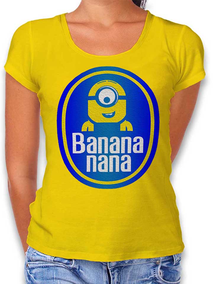 Banananana Camiseta Mujer amarillo L