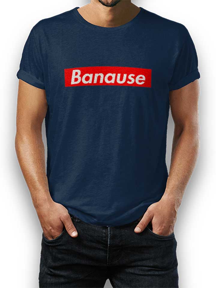 Banause T-Shirt bleu-marine L