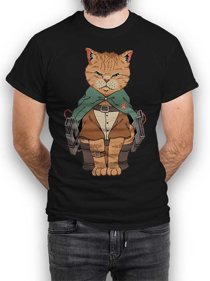 battle-cat-t-shirt schwarz 1