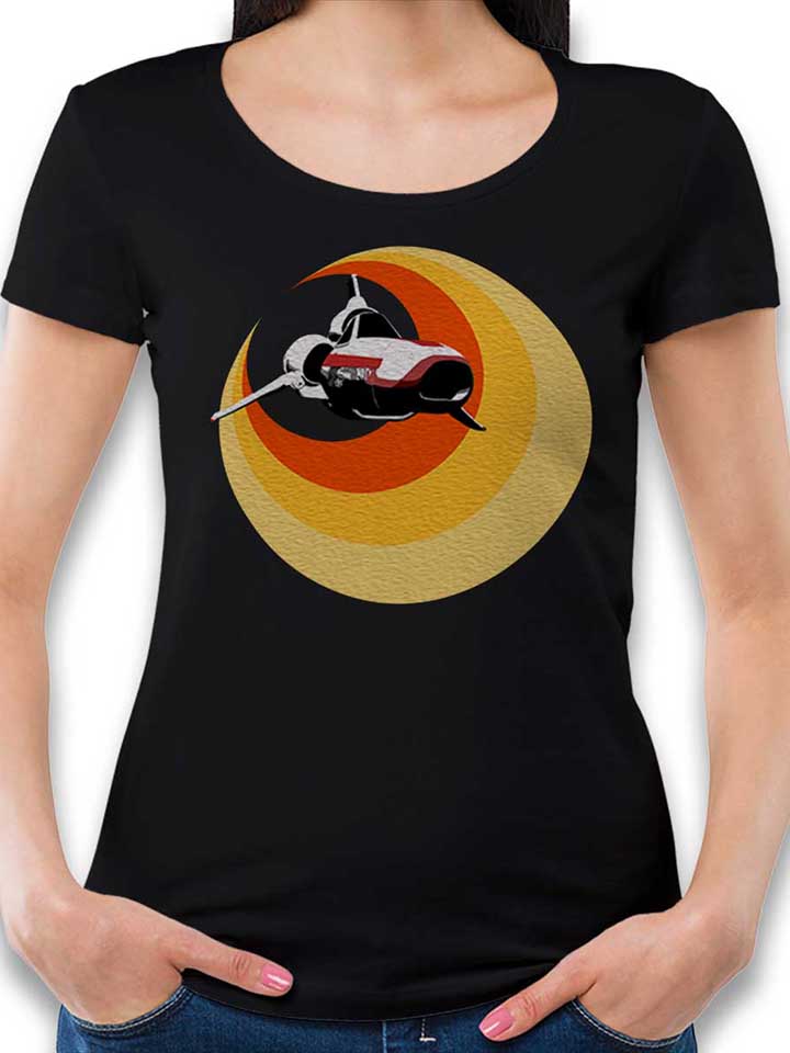battlestar-gallactica-viper-damen-t-shirt schwarz 1