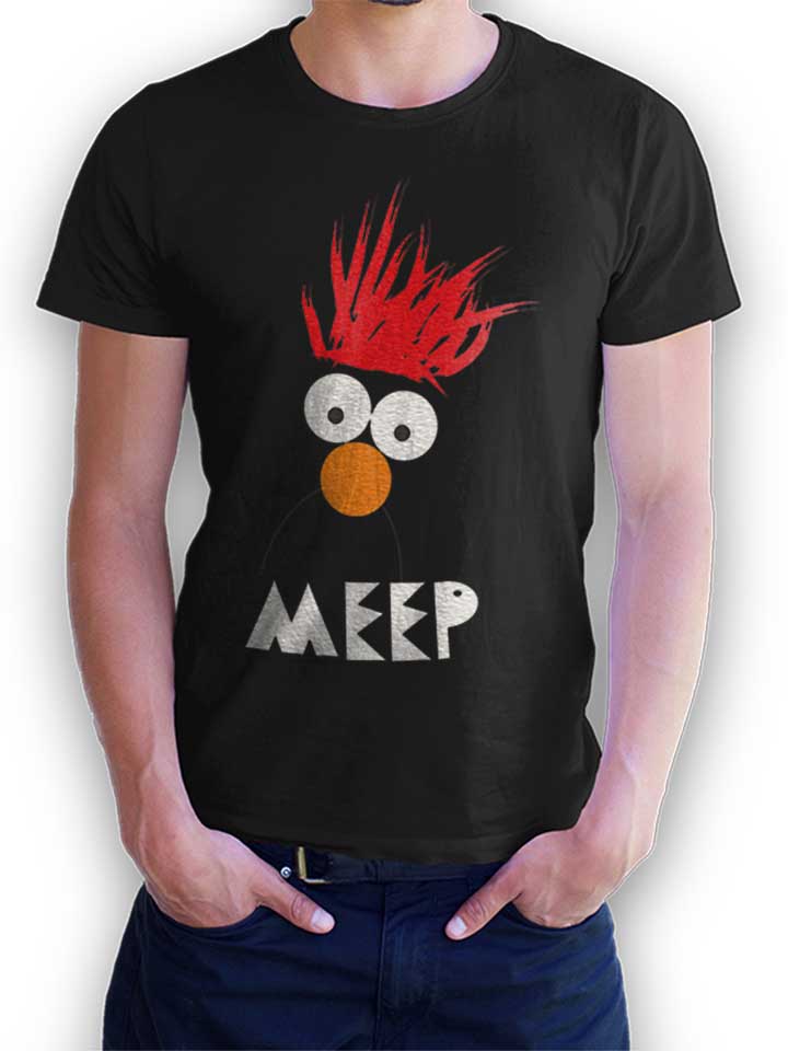 beaker-meep-t-shirt schwarz 1
