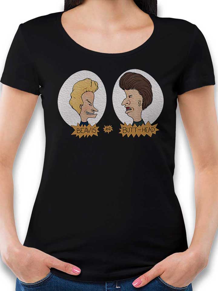 Beavis And Butthead T-Shirt Donna nero L