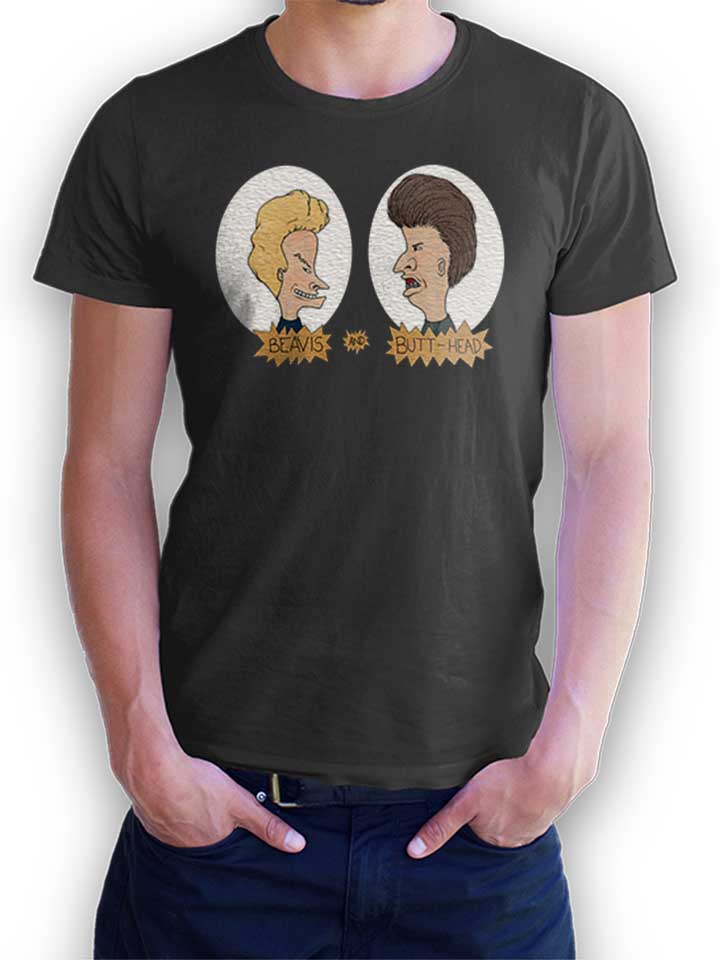 Beavis And Butthead Camiseta gris-oscuro L