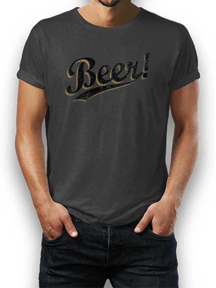 Beer T-Shirt grigio-scuro L