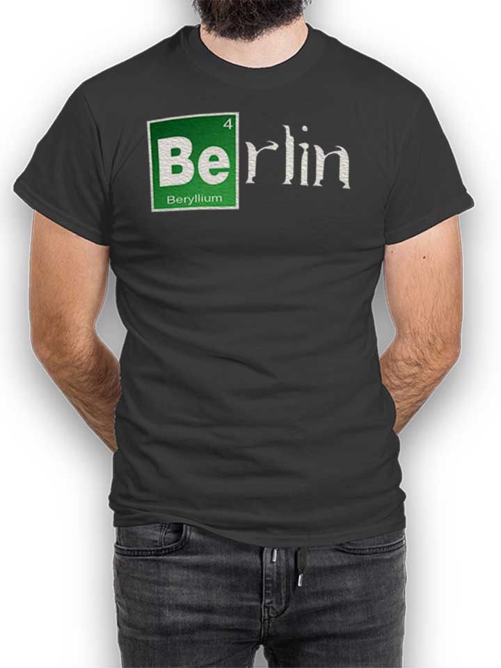 Berlin T-Shirt gris-fonc L