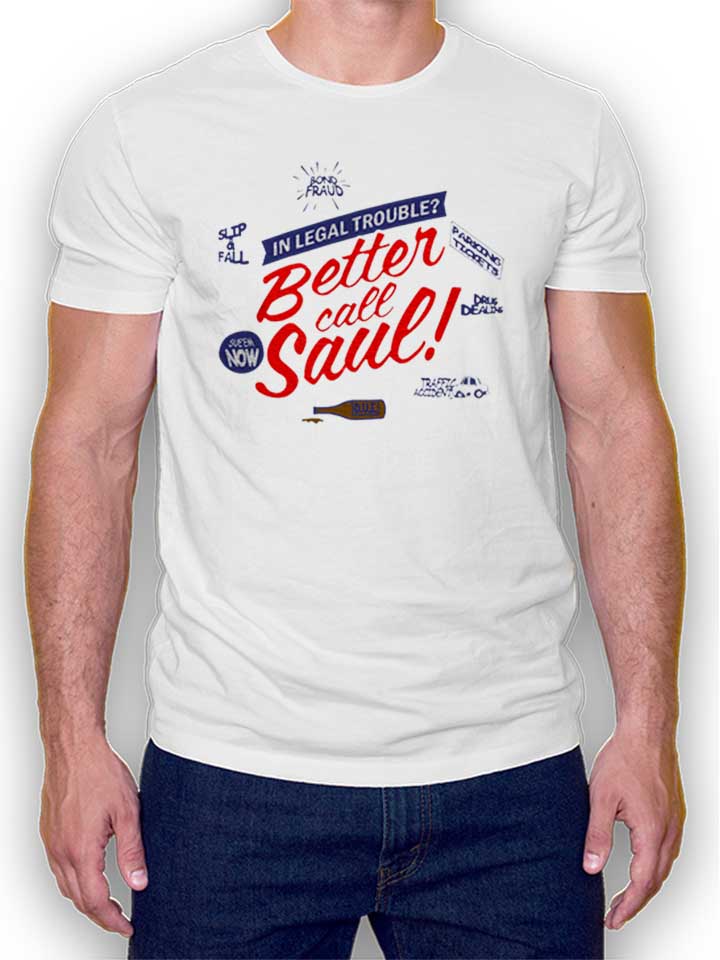 Better Call Saul Camiseta blanco L