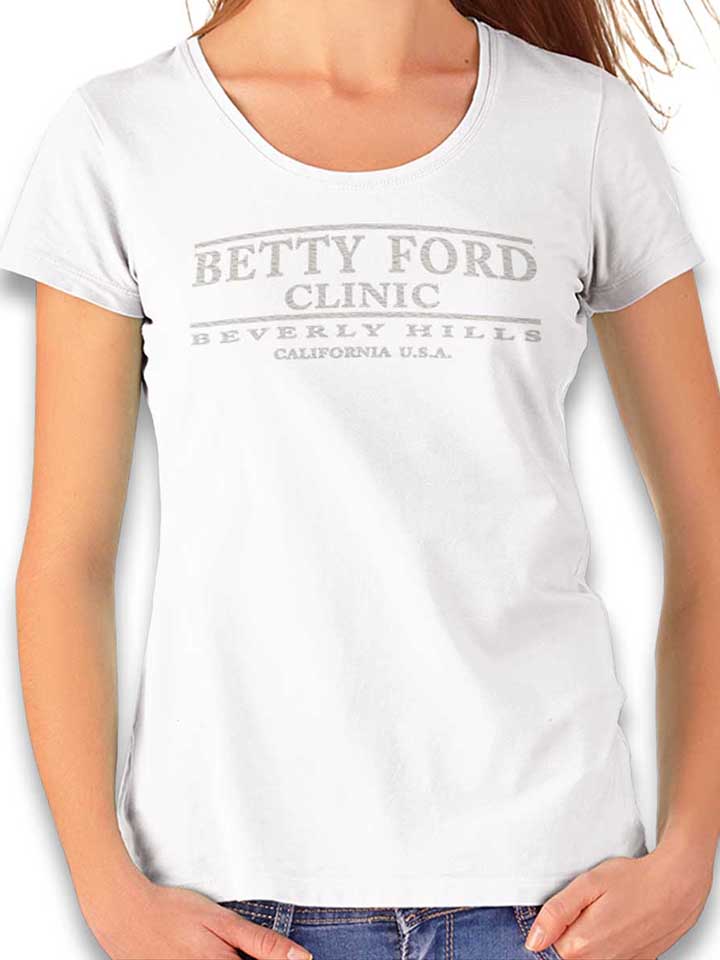 Betty Ford Clinic Camiseta Mujer blanco L