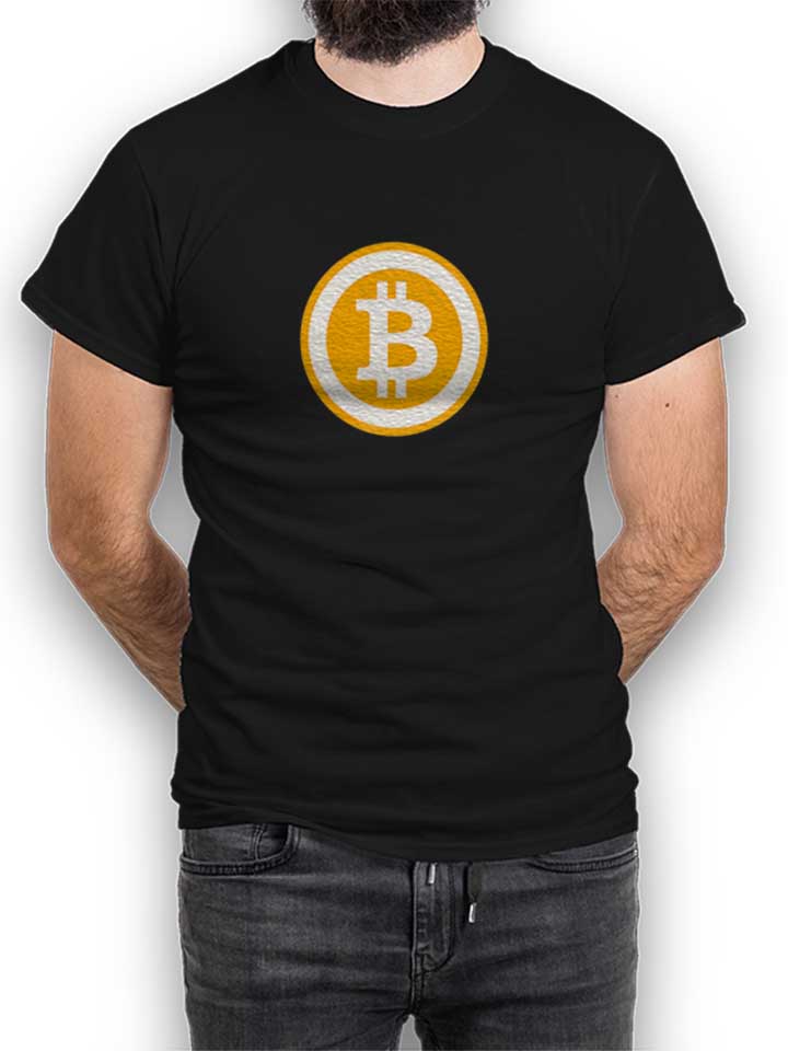 Bitcoin Kinder T-Shirt schwarz 110 / 116