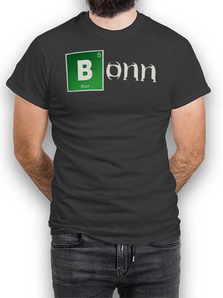 Bonn T-Shirt grigio-scuro L