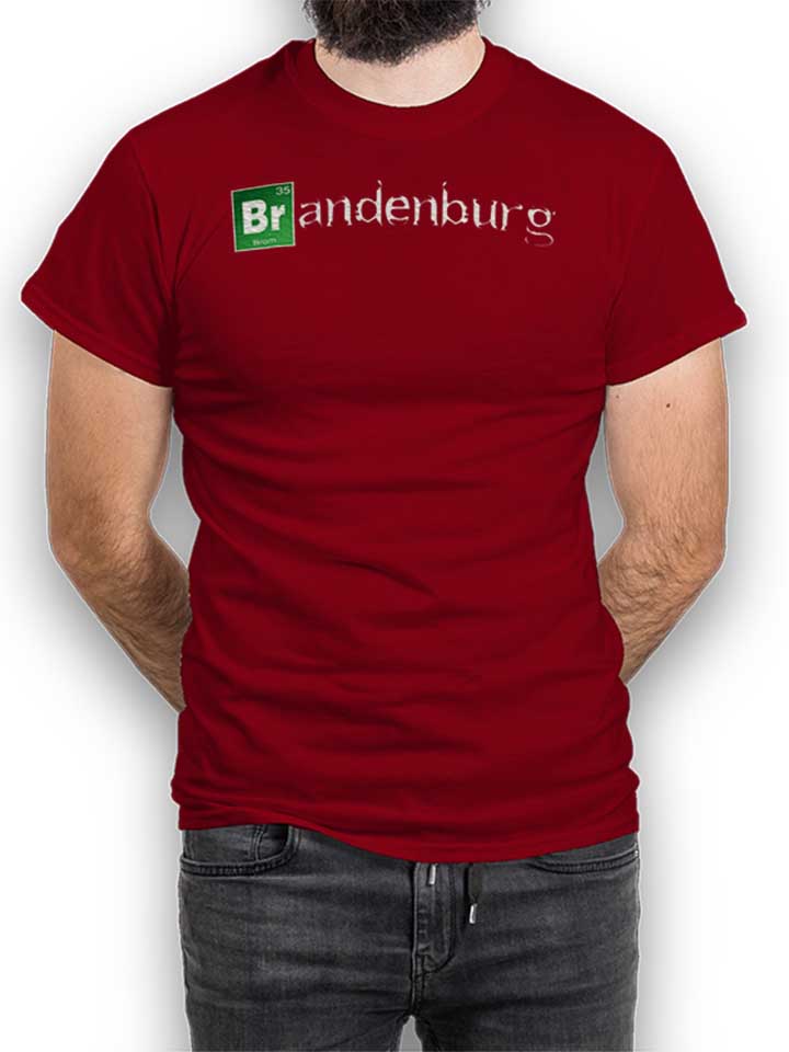 Brandenburg Camiseta burdeos L