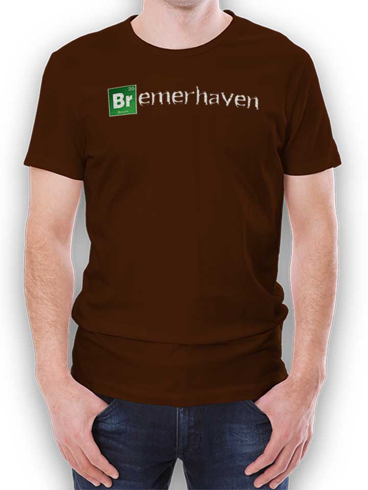 Bremerhaven T-Shirt marrone L