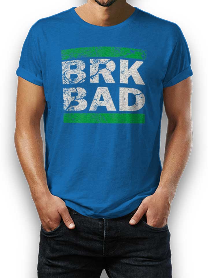 Brk Bad Vintage T-Shirt bleu-roi L