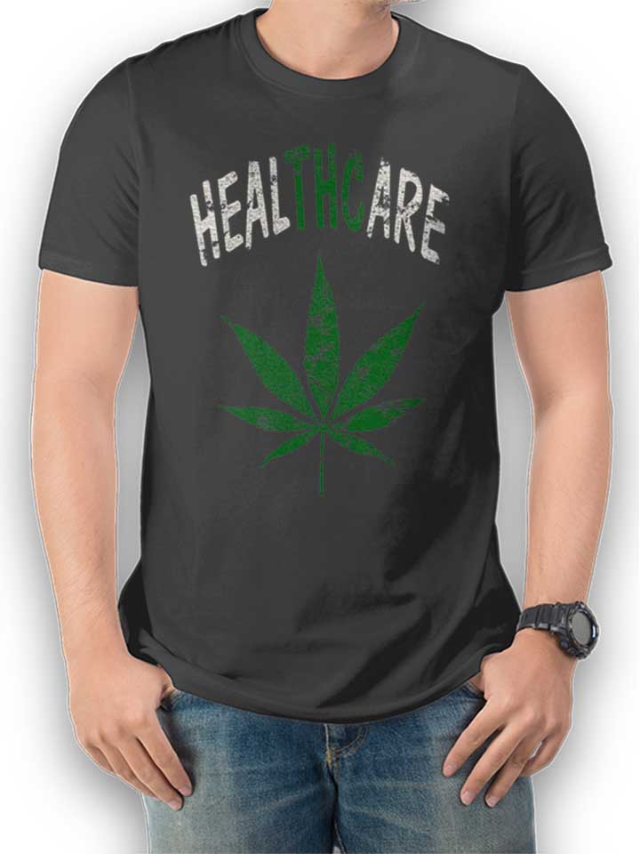 Cannabis Healthcare Camiseta gris-oscuro L