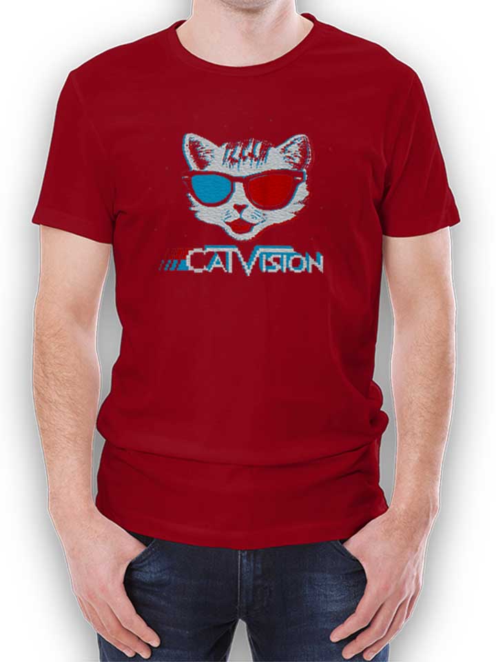 Catvision Camiseta burdeos L
