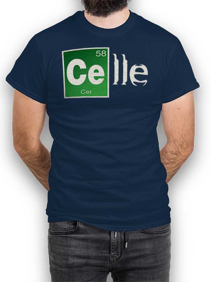 celle-t-shirt dunkelblau 1