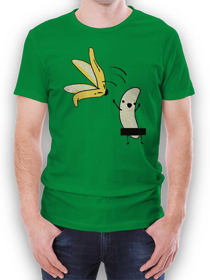 Censored Banana T-Shirt vert L