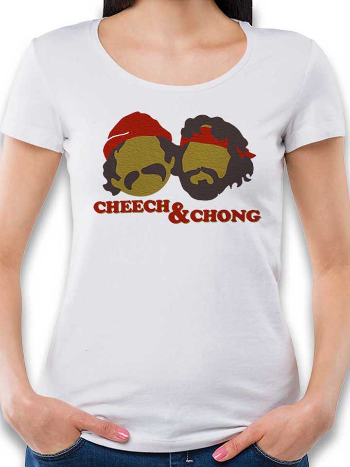 Cheech N Chong Camiseta Mujer blanco L