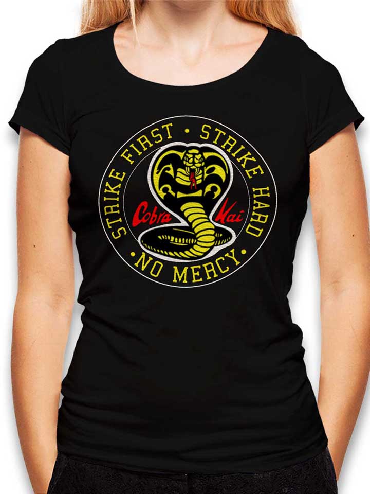 Cobra Kai Logo Camiseta Mujer negro L