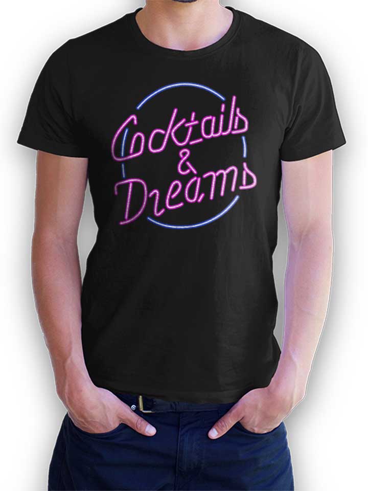 coctails-and-dreams-t-shirt schwarz 1