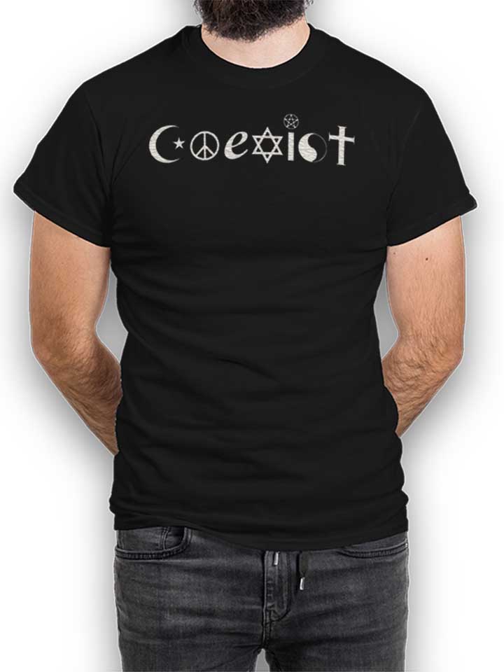 Coexist T-Shirt nero L