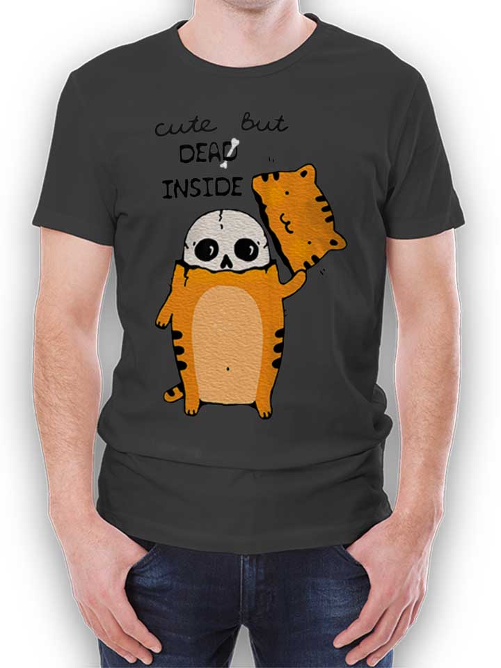 cute-but-dead-inside-cat-t-shirt dunkelgrau 1