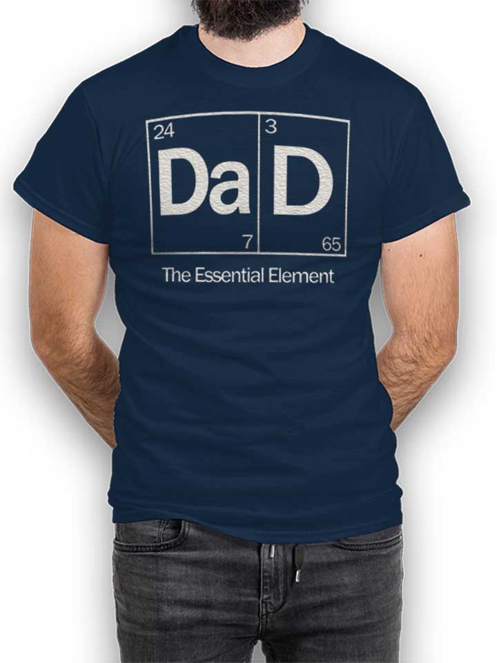 dad-the-essential-element-02-t-shirt dunkelblau 1