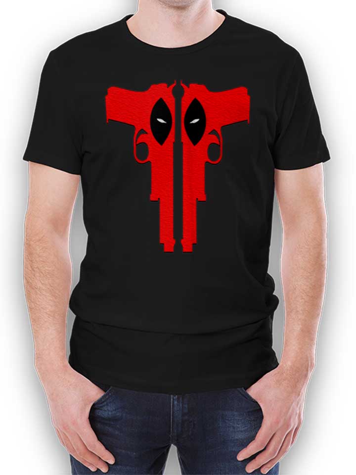 Deadpool Guns T-Shirt nero L