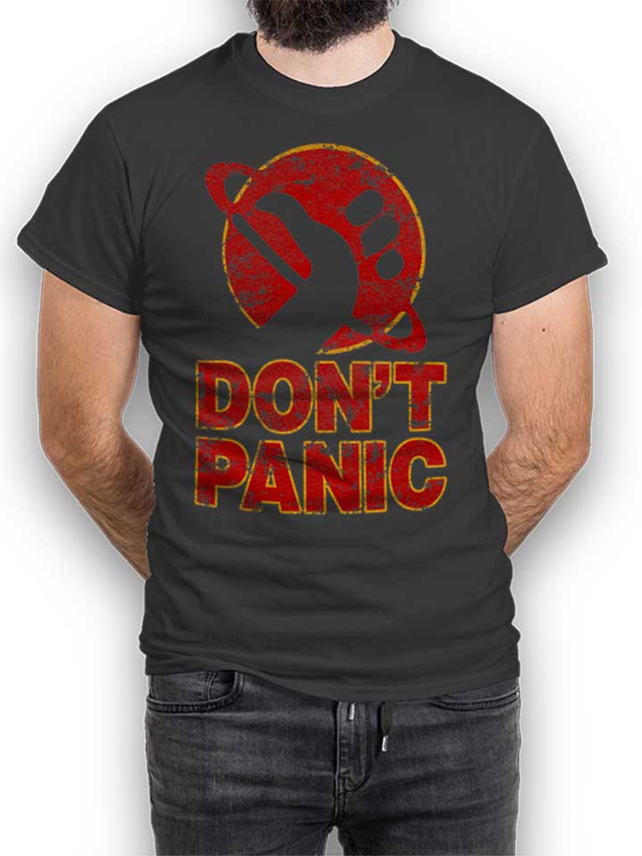 Dont Panic T-Shirt gris-fonc L