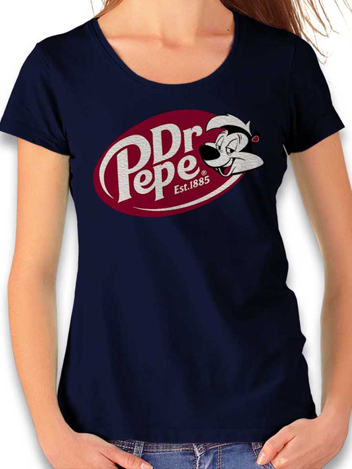dr-pepe-damen-t-shirt dunkelblau 1