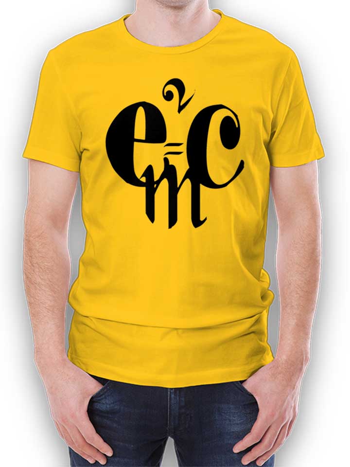 E Mc2 Camiseta amarillo L