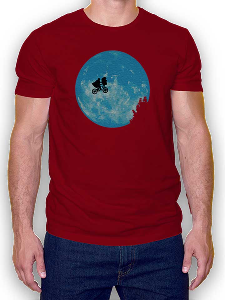 E T The Extra Terrestrial Camiseta burdeos L