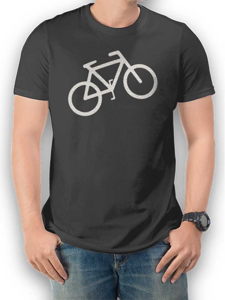Fahrrad Wheelie T-Shirt grigio-scuro L