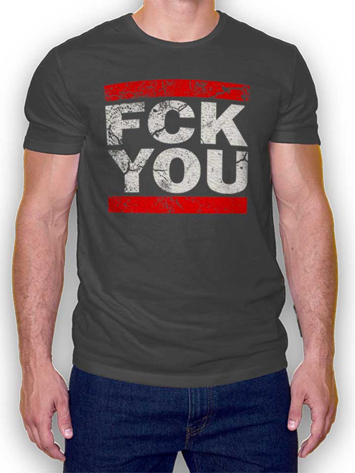 fck-you-vintage-t-shirt dunkelgrau 1