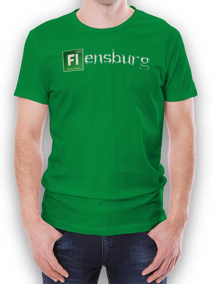 Flensburg T-Shirt verde L
