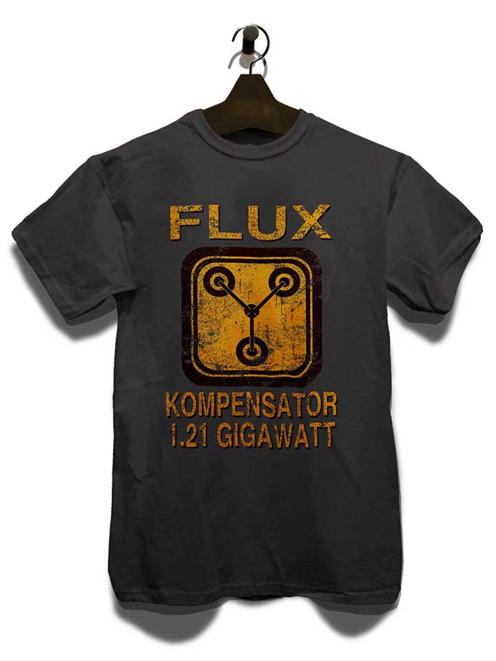 flux-kompensator-zurueck-in-die-zukunft-t-shirt dunkelgrau 3