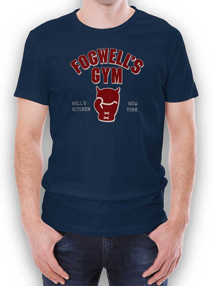 Fogwells Gym T-Shirt bleu-marine L